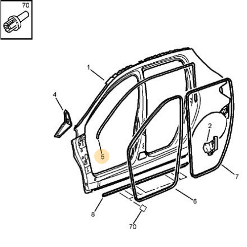 ORJNAL TAVAN OLUK LAST 5P 9023PT