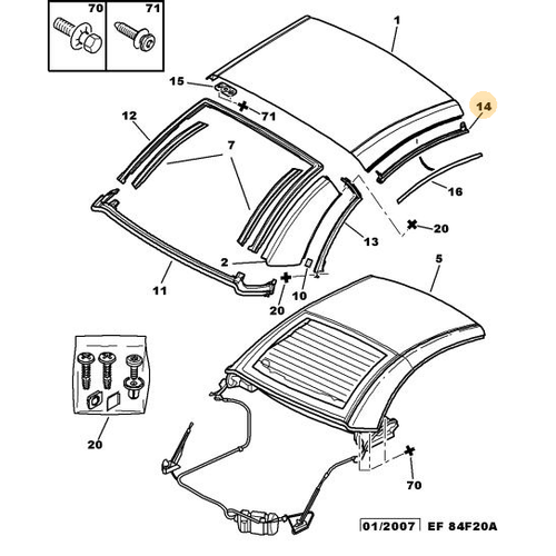 ORJNAL 307 CC SOL TAVAN ALT FTL 8319H7