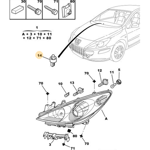 ORJNAL 307 N FAR SENSR  659101