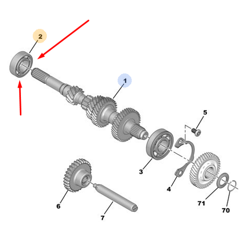 ORJNAL 307  1.4 1.6  MA ANZUMAN PRZDREK ML BLYASI 237223