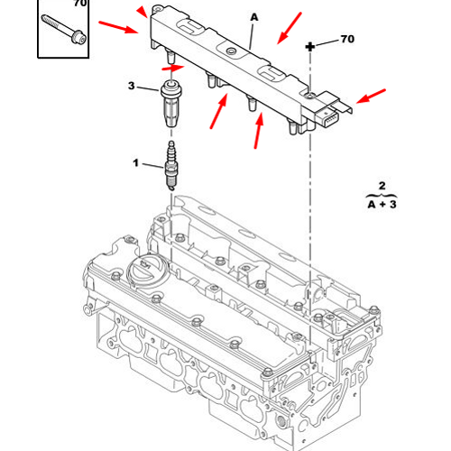 ORJNAL ATELEME BOBN 307 EW10J4S 2.0 180HP 5970A5