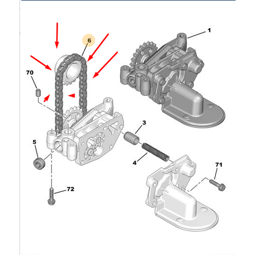 ORJNAL 307 1.4 BENZNL YA POMPA ZNCR - ET3J4 103314