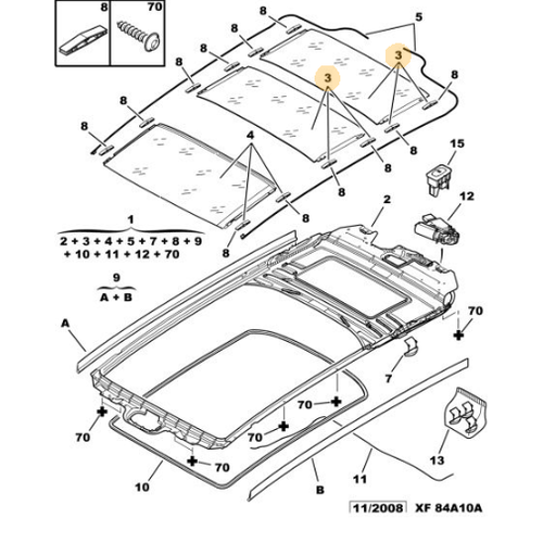 ORJNAL 307 SW TAVAN DEME ARKA KAPLAMA 8401S9