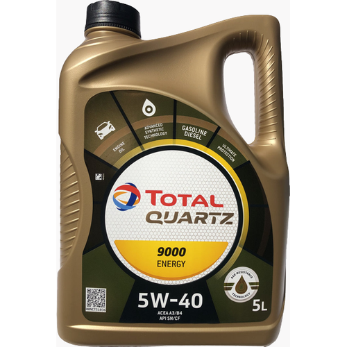 TOTAL 05W40 MOTOR YAI  -  TOTAL 9000 QUARTZ / 4 LT 05W40-QUARTZ-4LT