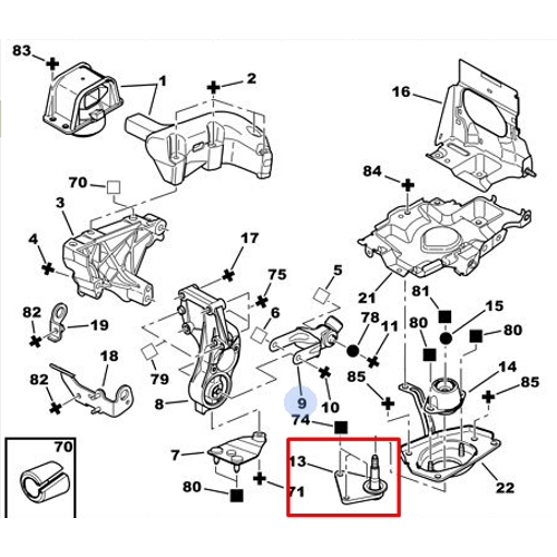 OR�J�NAL 307 �ANZUMAN BA�LANTI KULAK ALT 1.4 16V TU5JP4 MA �ANZUMAN 181368