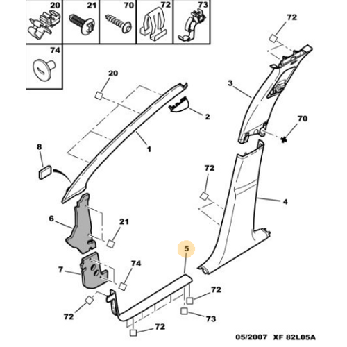 ORJNAL SOL MARPEL EK BAKALT 9016CC