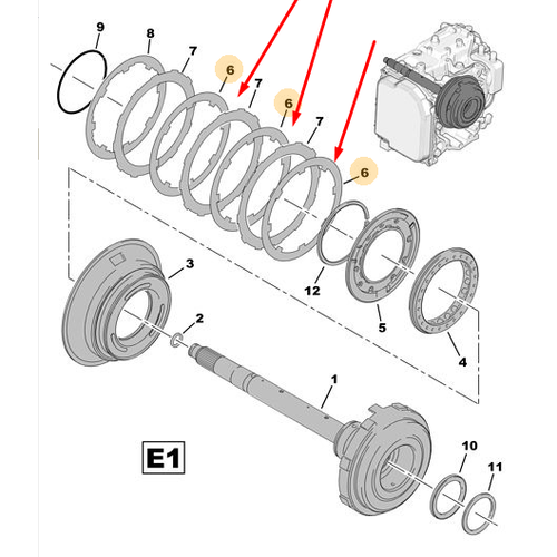 ORJNAL 307 AL4 ANZUMAN BALATASI 2307E6