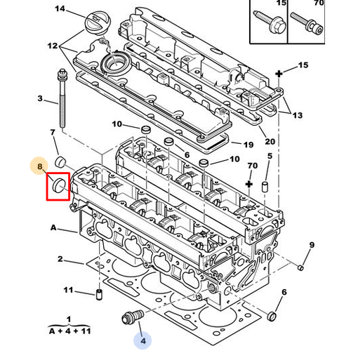 ORJNAL 307 BENZNL SLNDR KAPAK TAPASI 32LK 31119