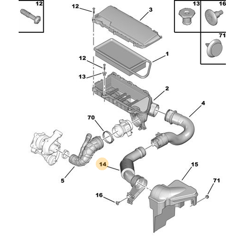 ORJNAL HAVA FLTRE HORTUMU 143439