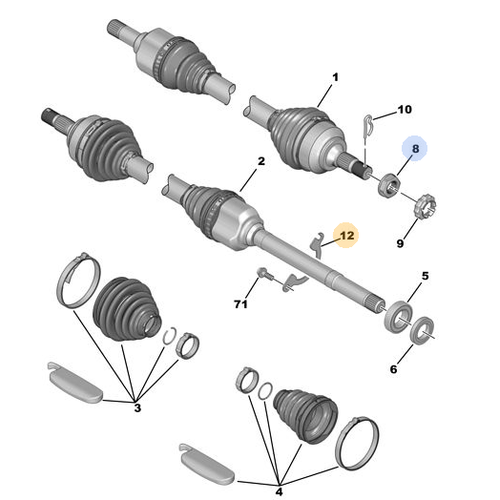 ORJNAL AKS ORTA AY SEKMAN 9808941980