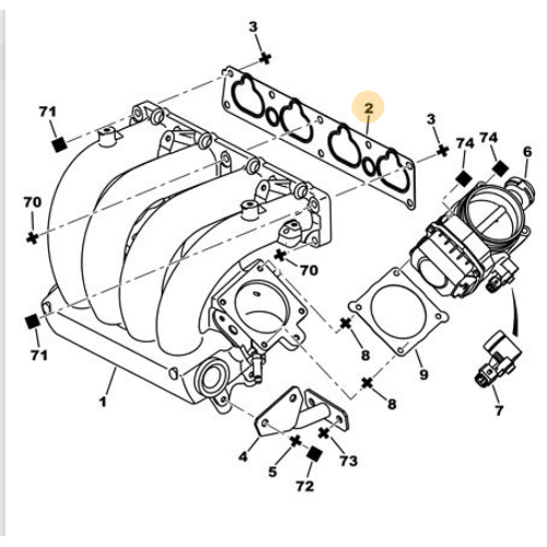 ORJNAL 307 EMME MANFOLT CONTASI  2.0 180 HP EW10J4S 0348R8