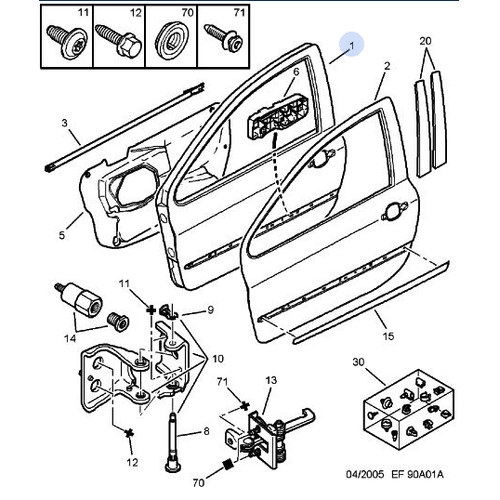 ORJNAL 307 SOL N KAPI 3 KAPI 9002S6