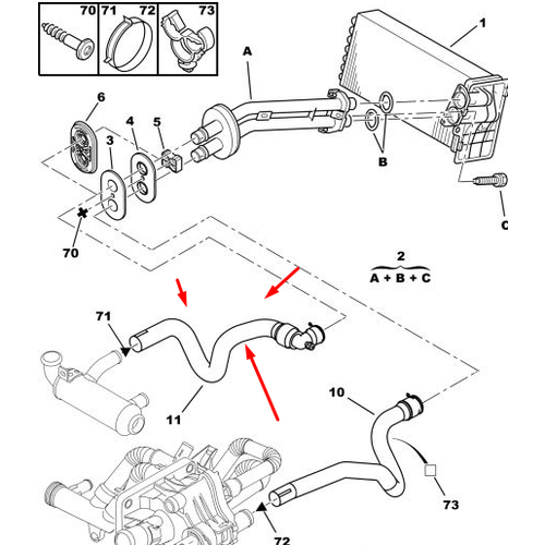 OR�J�NAL KALOR�FER HORTUMU 1.6 HDI DV6 6466CK