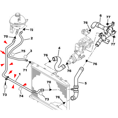 OR�J�NAL RADYAT�R ALT HORTUM 1.6 OTOMAT�K V�TES / �RET�M� DURAN �R�N 1307VH