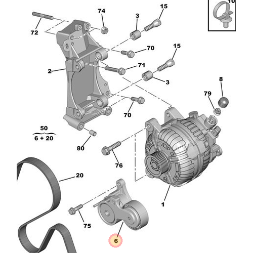 ORJNAL 307 2.0 ARJ GERGS / AS NO KONTROL EW10J4 1611425380