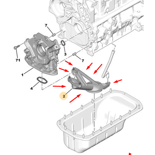 ORJNAL 307 DZEL YA POMPA SZGEC 1.6 HDI - 1.4 HDI 101866