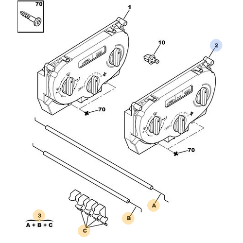 ORJNAL KALORFER KUMANDA TEL 6451JN