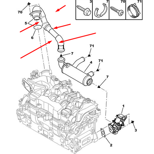 ORJNAL 307 EGR GER DN BORUSU - 1.6 HDI DV6 / RETM DURAN RN 161861