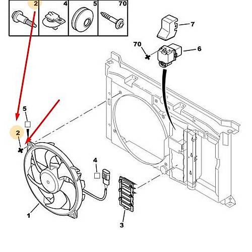 ORJNAL 307 FAN MOTOR BALANTI VDA 125612