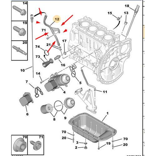 ORJNAL 307 1.6 DZEL YA UBUK YUVASI DV6 1171Q1