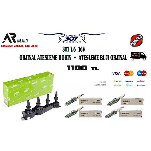 307 1.6 16V ATE�LEME BOBIN VE BUJ� KAMPANYA