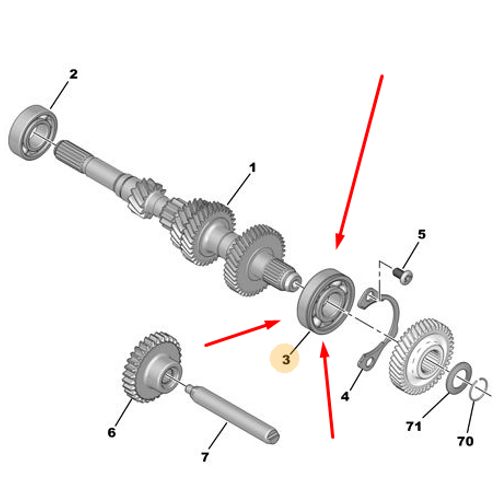 ORJNAL 307 GRUP ML RULMANI MA ANZUMAN  237317
