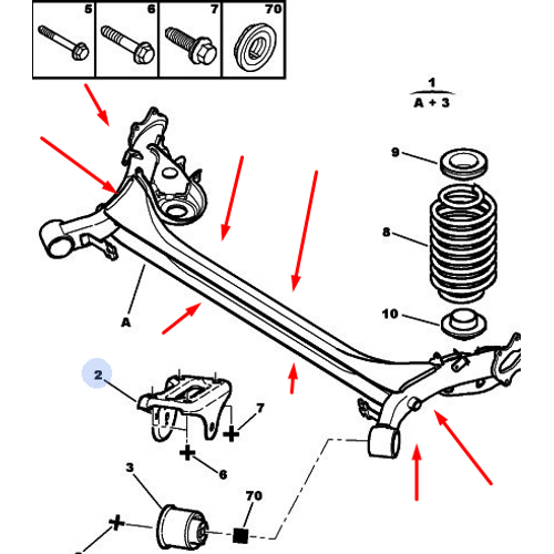 OR�J�NAL ARKA D�NG�L 307 DV6 5148S2