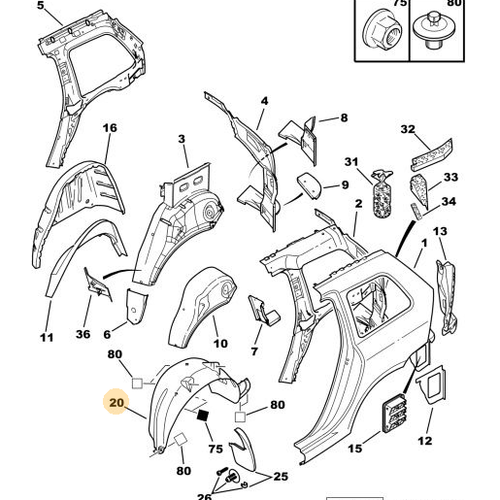ORJNAL 307 SW SA ARKA AMURLUK DAVLUMBAZI 8530XE