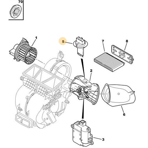 ORJNAL 307 KALORFER REZSTANS 6450JP