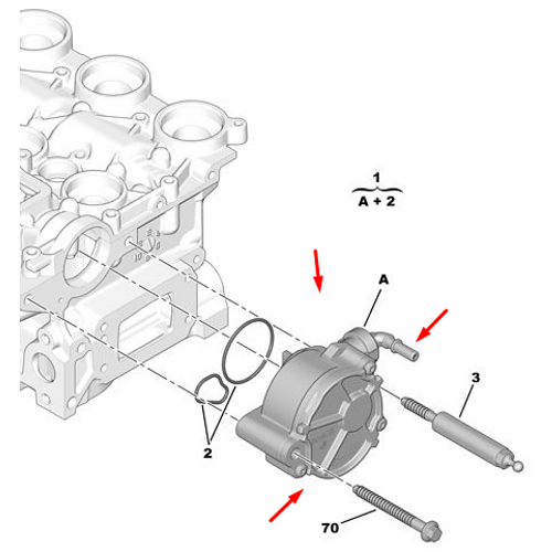 OR�J�NAL VAKUM POMPASI 1.6 HDI 307 DV6 456570