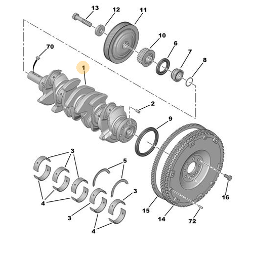 ORJNAL 307 2.0 BENZNL KRANK ML 0501N2