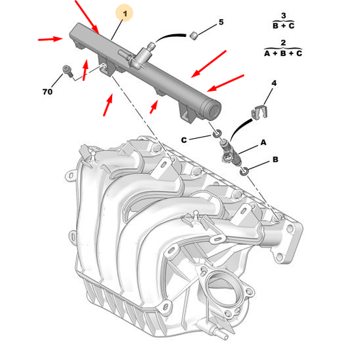 ORJNAL 307 ENJEKTR RAMPA 2.0 BENZNL 157088