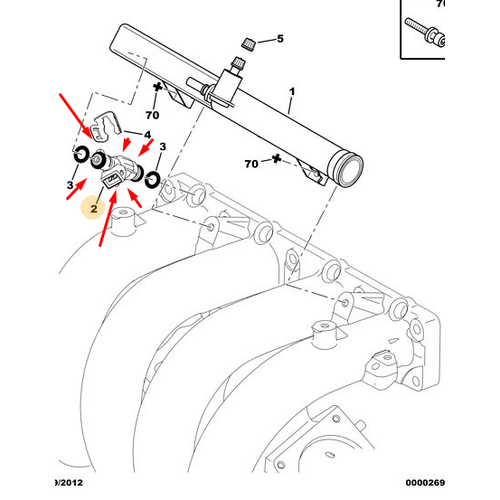 ORJNAL 307 ENJEKTR 2.0 EW10J4S 1984F3