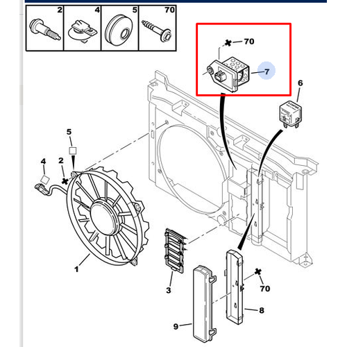 307 FAN REZ�STANS  2001-2005 1267E3