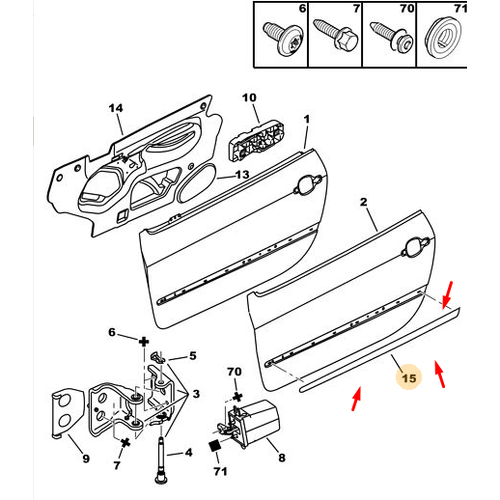 ORJNAL 307 CC  SOL KAPI KUAI TEK KAPI -BOYANIR 8545W6