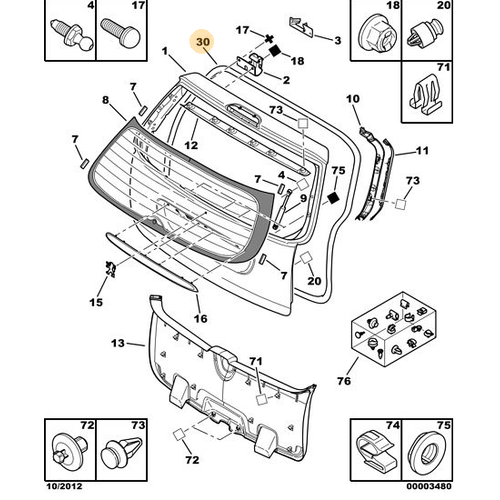 OR�J�NAL 307SW BAGAJ KAPAK LAST���  870784