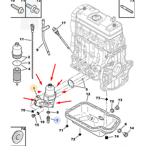 ORJNAL 307 1.4 BENZNL YA SOUTUCU  2005-2008 1103L6