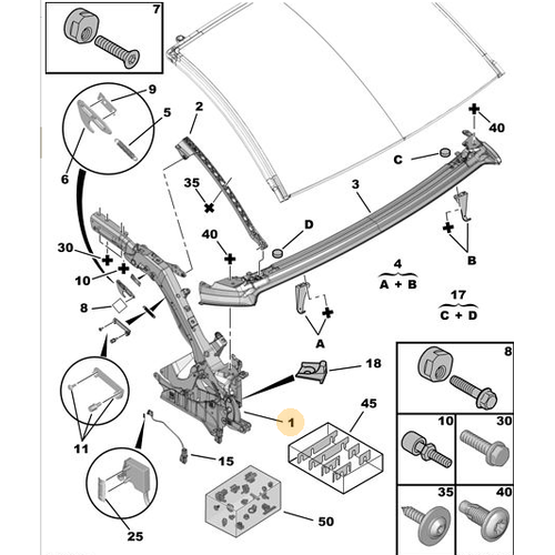 ORJNAL 307 CC TAVAN MEKANZMA SA 8484AC