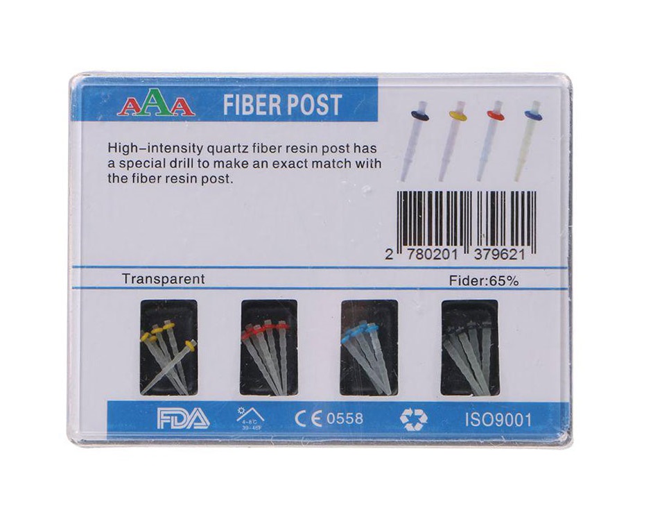 thumbnail image 2 of AAA Dental Fiber Post Kit – High-Intensity Screw Thread Glass Fiber Posts With 4 Drills – 1.0mm, 1.2mm, 1.4mm, 1.6mm, 1.8mm – FDA 2 of 5