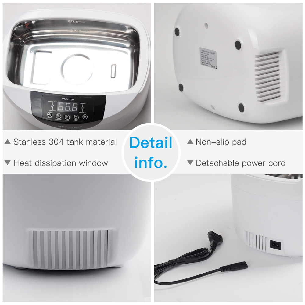 GT Sonic Ultrasonik Temizleme Cihazı 2.5 Lt VGT-6250