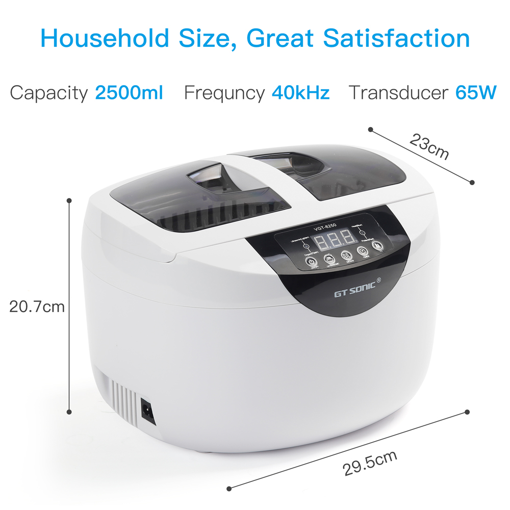 GT Sonic Ultrasonik Temizleme Cihazı 2.5 Lt VGT-6250