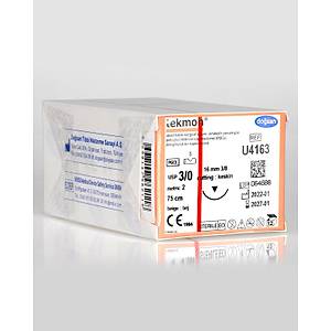 Do�san Tekmon 3/0 16mm 3/8 Ters Keskin 75cm PGCL Emilebilir S�tur U4163