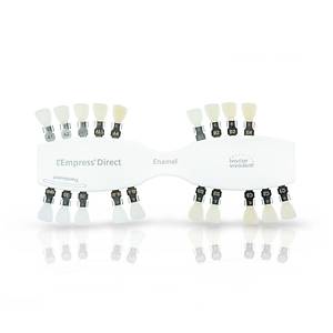 �voclar Vivadent IPS Empress Direct Shade Guide Enamel Renk Skalas�