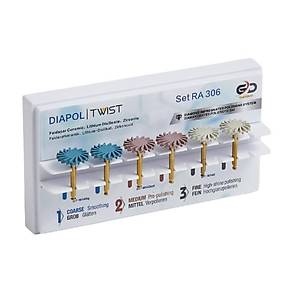 Golddent Diapol Twist Porselen Polisaj Set RA306