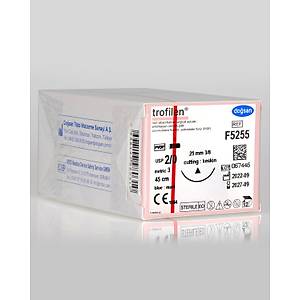 Do�san Trofilen 2/0 25mm 3/8 Keskin 45cm PVDF Emilemeyen S�tur F5255