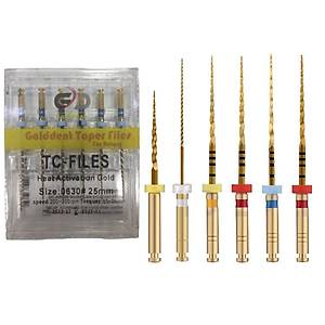 Golddent Taper Files Gold Rotary Kanal E�esi