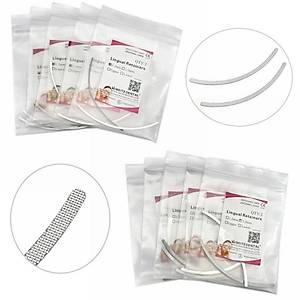 Meite Dental Lingual Retainers Tel ( 1.2mm / 2mm ) Upper Lower 2 Li