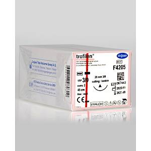 Do�san Trofilen 3/0 20mm 3/8 Keskin 45cm PVDF Emilemeyen S�tur F4205