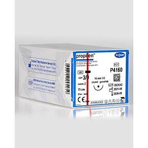 Doğsan Propilen 3/0 16mm 1/2 Yuvarlak 75cm PP Emilemeyen Sütur P4160