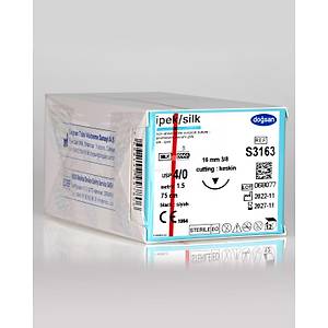 Do�san �pek 4/0 16mm 3/8 Ters Keskin 75cm Emilemeyen S�tur S3163